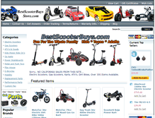 Tablet Screenshot of bestscooterbuysstore.com